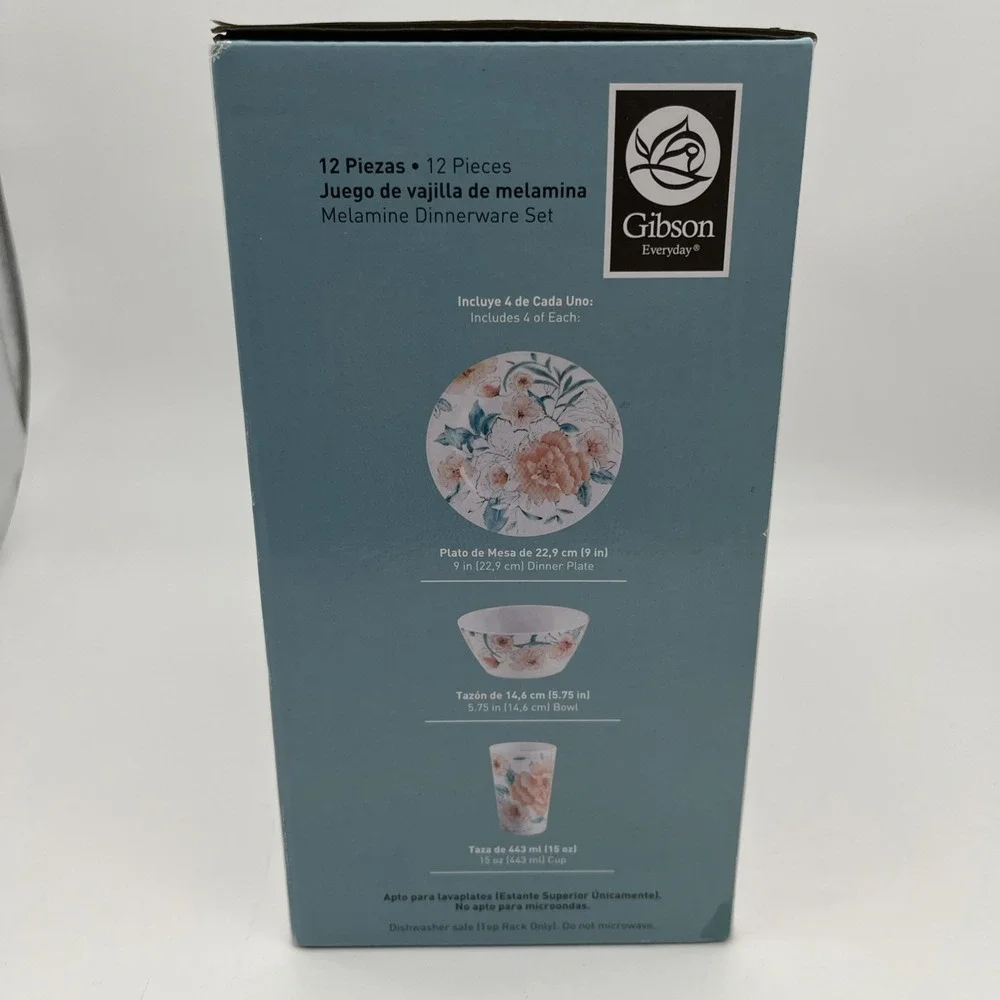 Gibson melamine Dinnerware Set‎